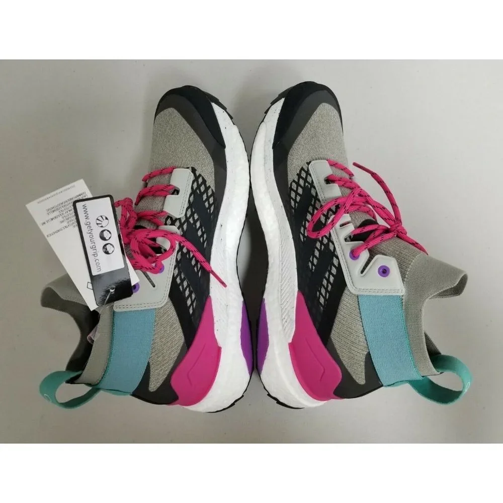 Adidas Terrex Free Hiker Sneakers Sesame Carbon Magenta Mens Size 8.5 - Picture 4 of 7